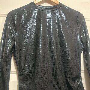 SHEIN Slinky Shiny Sexy black dress - perfect for Halloween 🎃